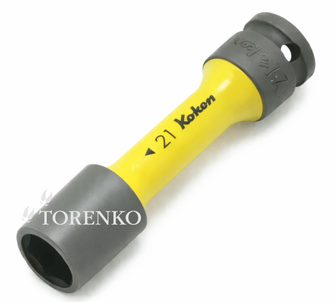 Ko-ken 1/2″ Schlagschrauber Nuss 21 mm Gelb